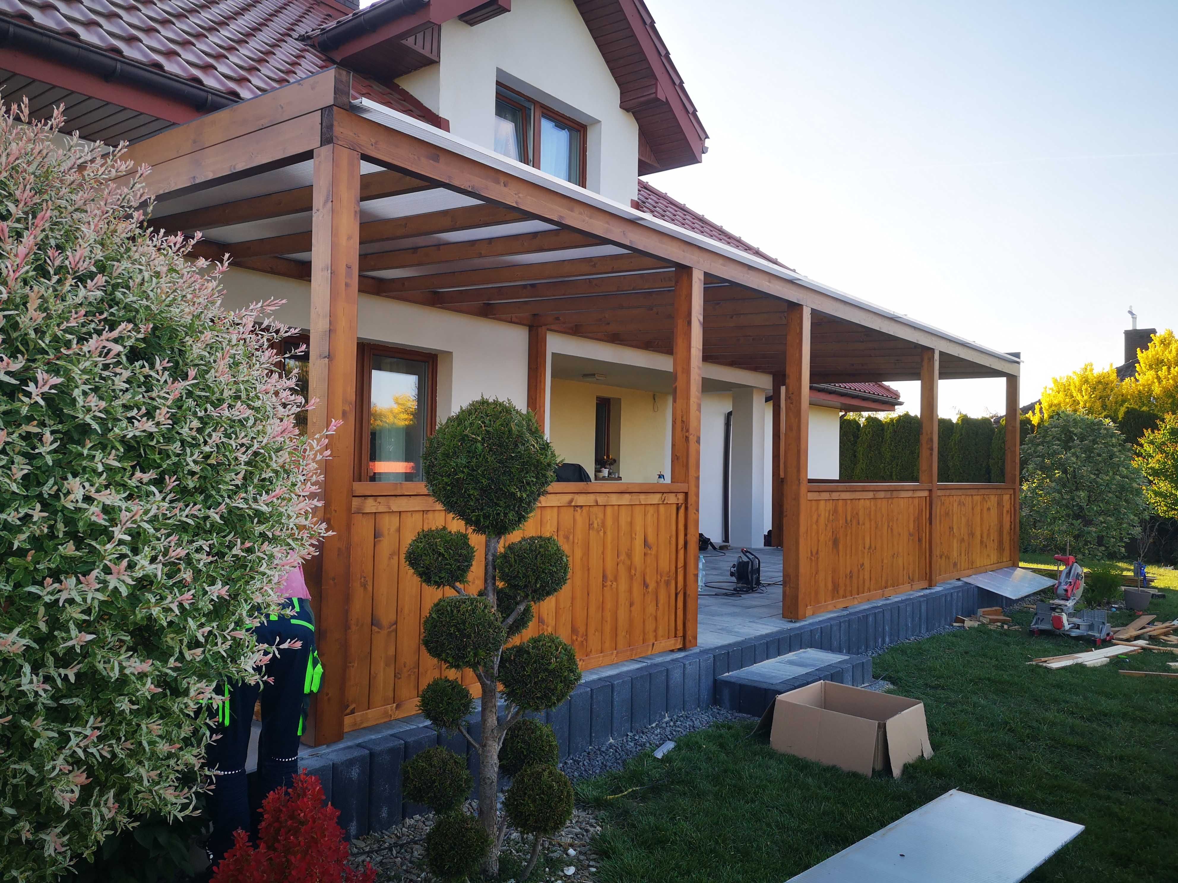 pergola 4x5m/ zadaszenie tarasu/zadaszenie/wiata/roleta