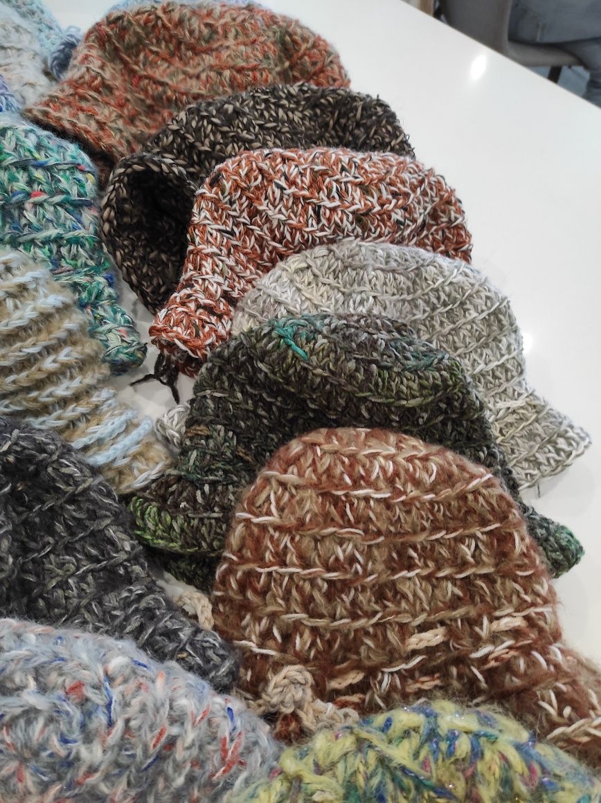 Chapéus inverno crochet artesanal