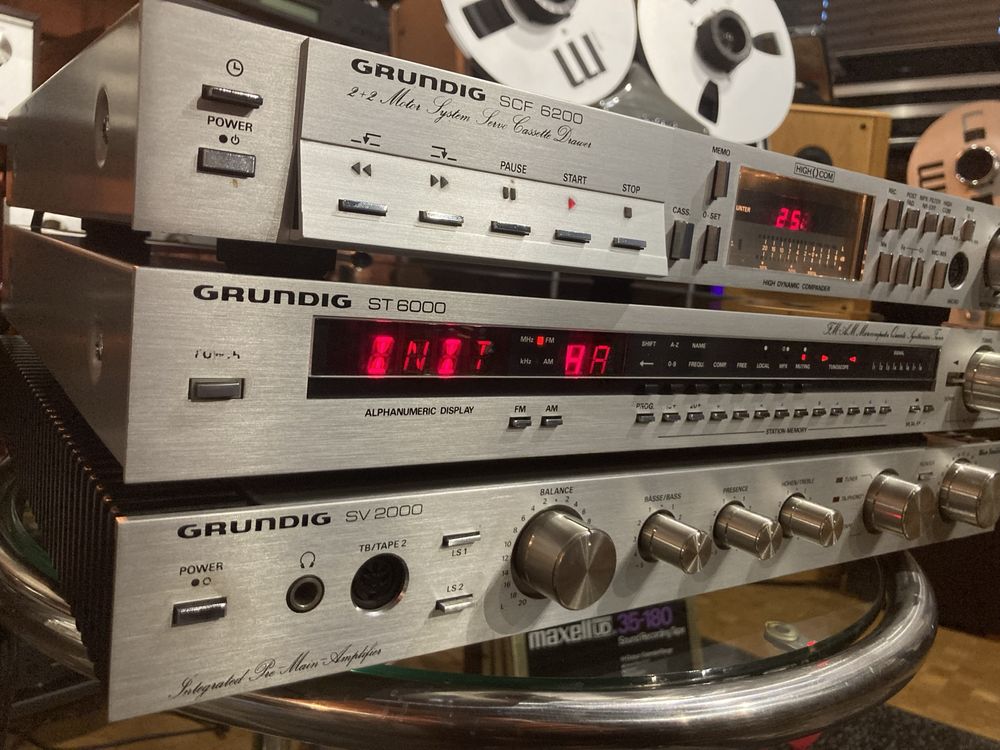 Retrospekcja Zestaw Grundig SCF-6200 ST-6000 SV-2000