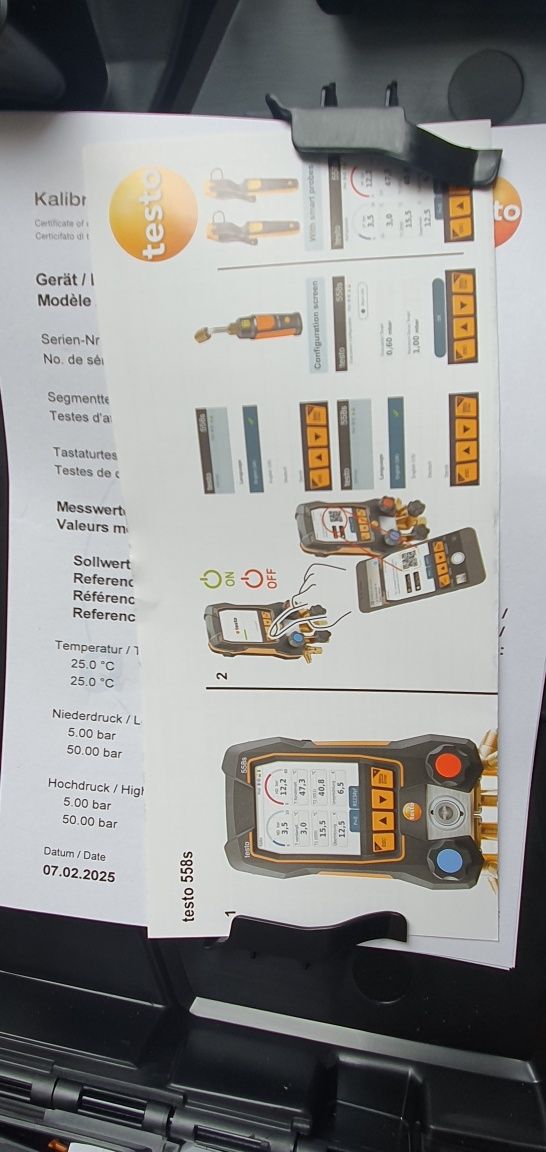 Cyfrowa oprawa zaworowa testo 558s