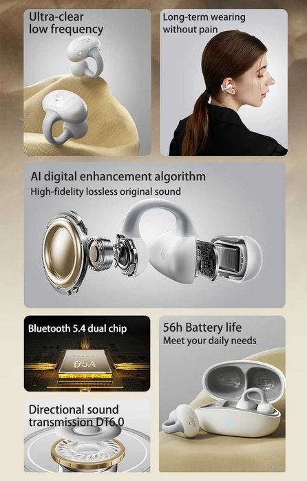 Навушники Acer OHR206 Ear Clip Earphones BT5.4 Dolby Sound Quality