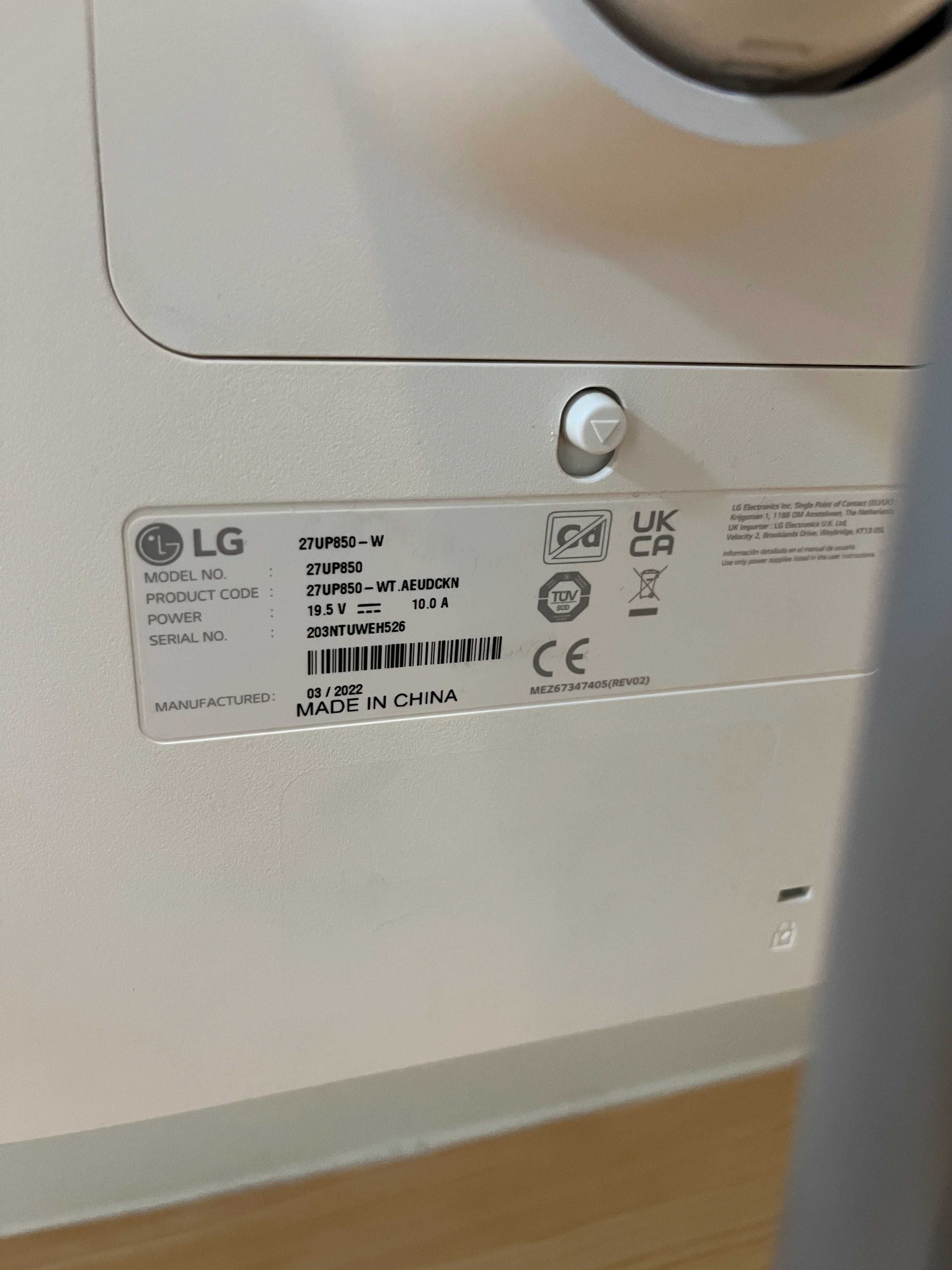 LG 27UP850-W Monitor Computador