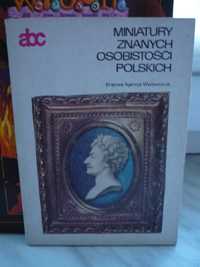 Miniatury znanych osobistości polskich , seria abc.