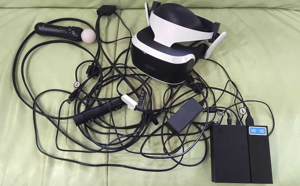 Gogle Sony VR PlayStation Zestaw kamerka słuchawki Move