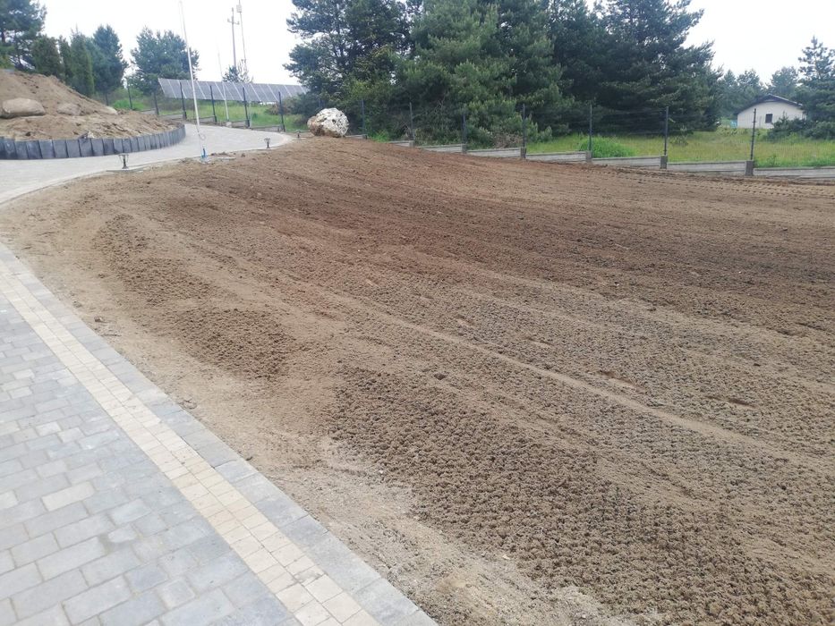 Nawodnienie, glebogryzarka, karczowanie, trawa z rolki, czyszczenie