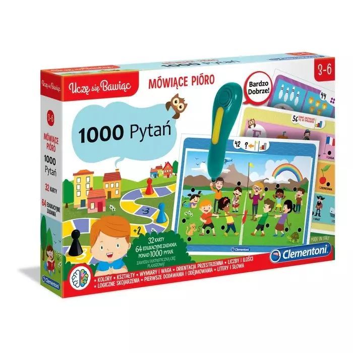 Mówiące Pióro. 1000 pytań. Clementoni
