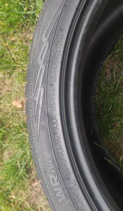 4 Opony zimowe Nokian WRA4 255/40R19 100V XL 5,7 mm Audi