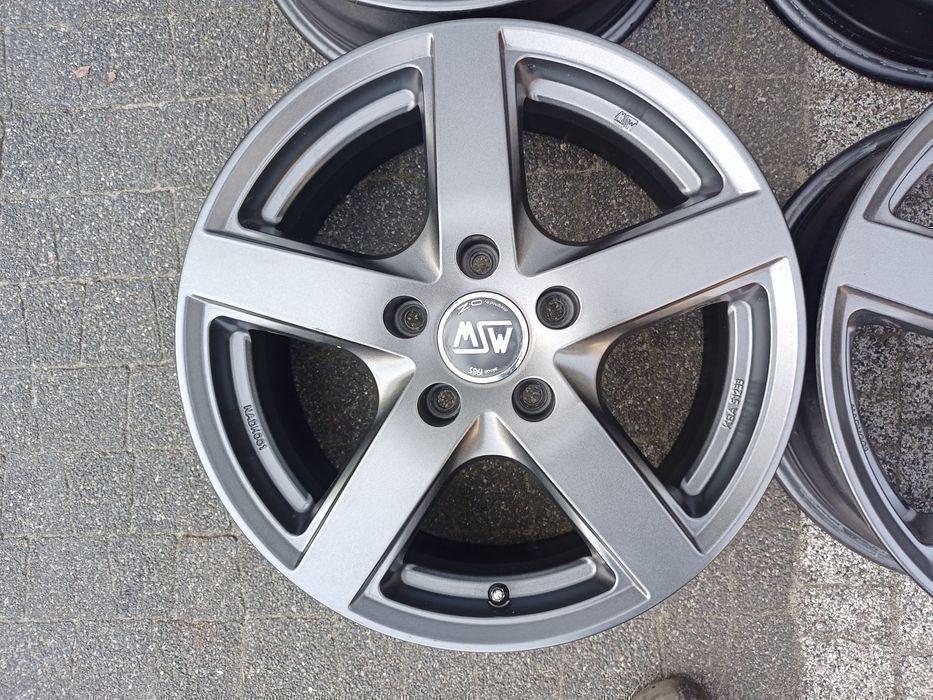 MSW ALU 17" VW Transporter T5 T6 Multivan Caravelle ET49 5*120 Szare.