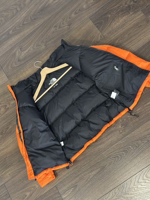 Пуховик куртка TNF 700 The North Face 1996 Nuptse orangeт норт фейс