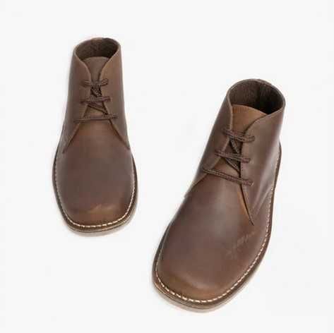 Buty Roamers LEONARD Mens Desert Boots Brown