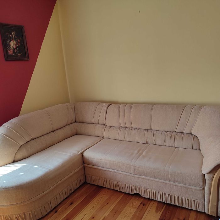 Narożnik z funkcją spania stan bdb