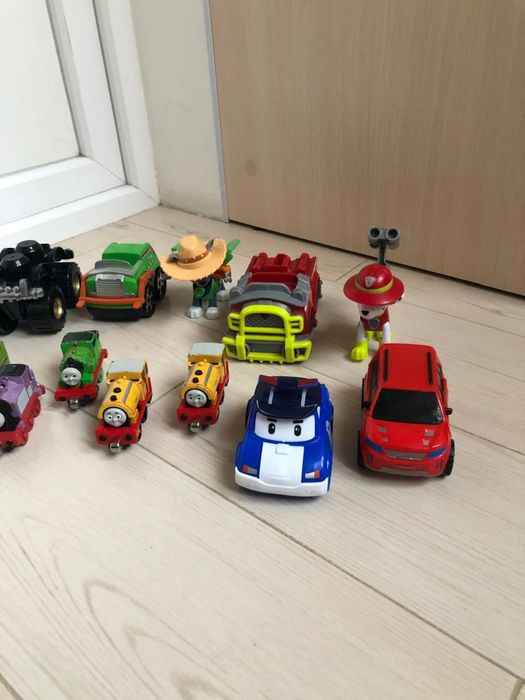 Паровозик/потяг Томас, Щенячий патруль, машинка Тобот