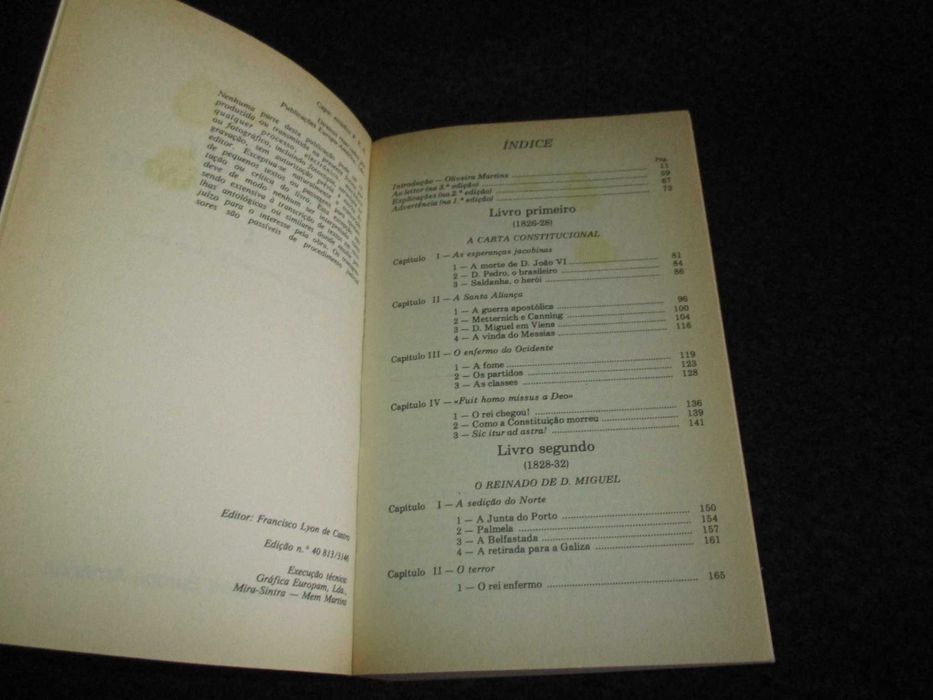 Livro Portugal Contemporâneo I e II Oliveira Martins