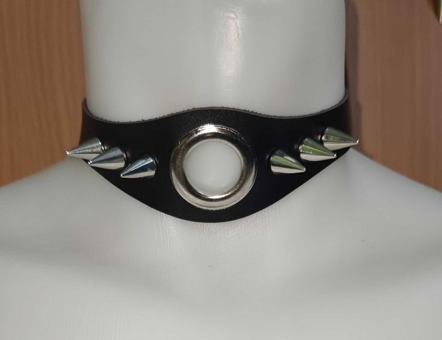 Naszyjnik Gothic Choker Obroża Gotycka Ćwieki NOWY