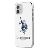 Etui U.S. Polo Assn. Shiny Big Logo do iPhone 12 Mini - Białe