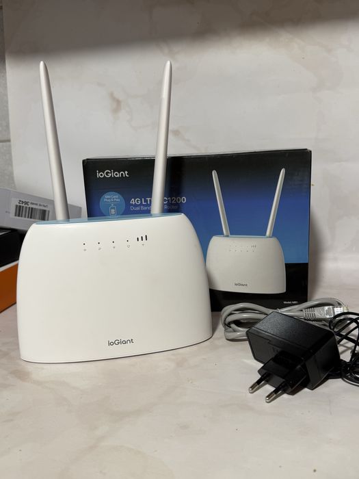 4G LTE роутер Маршрутизатор ioGiant AC1200 4G 1200 Мбіт/с