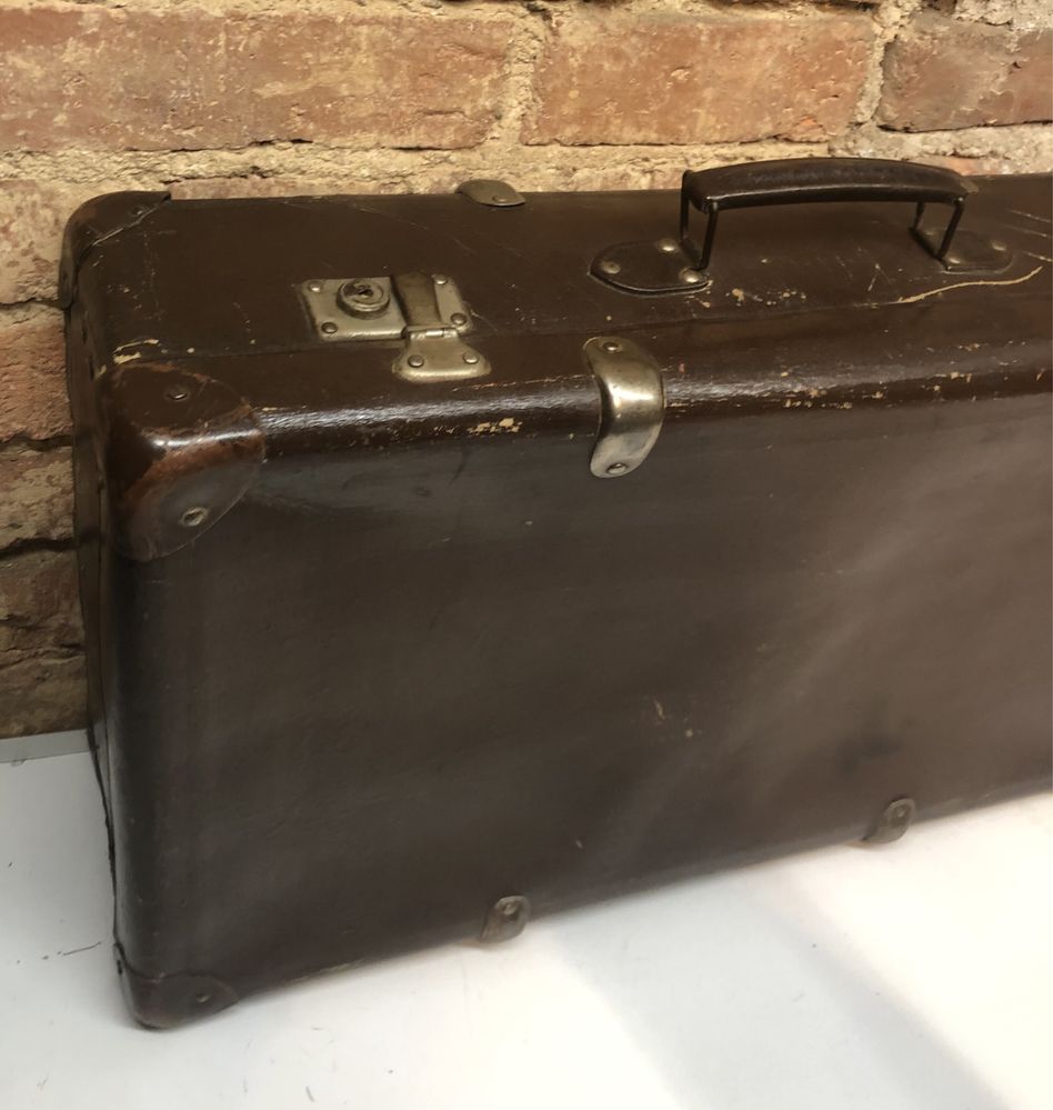 Stara powojenna waliza walizka podróżna sakwojaż RETRO vintage duża