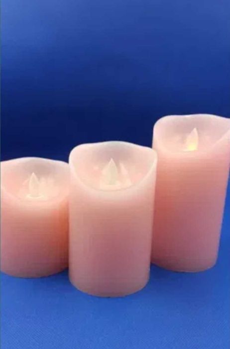Світлодіодні свічки з воску, Безполум'яні свічки на батарейках
