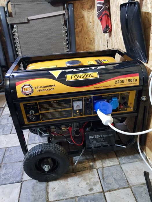 Бензогенератор Forte FG6500 5kW