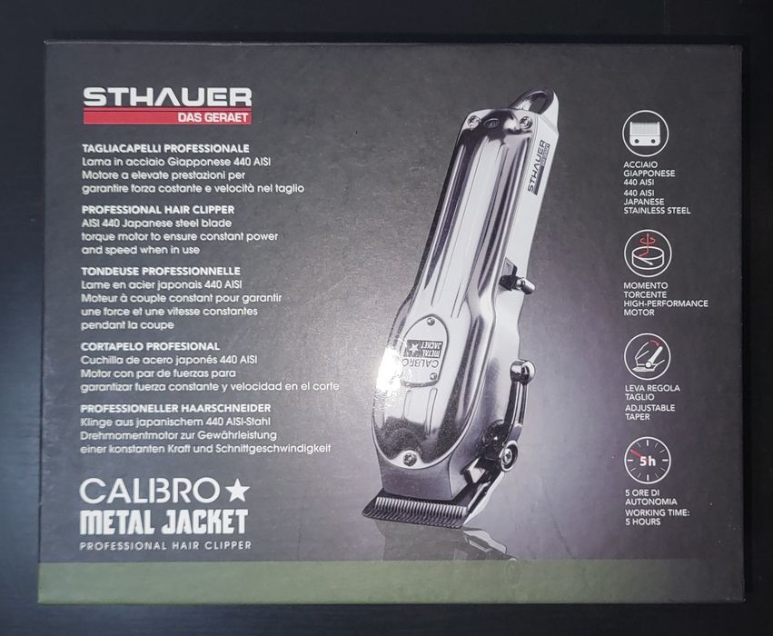 Máquina barbear, nova