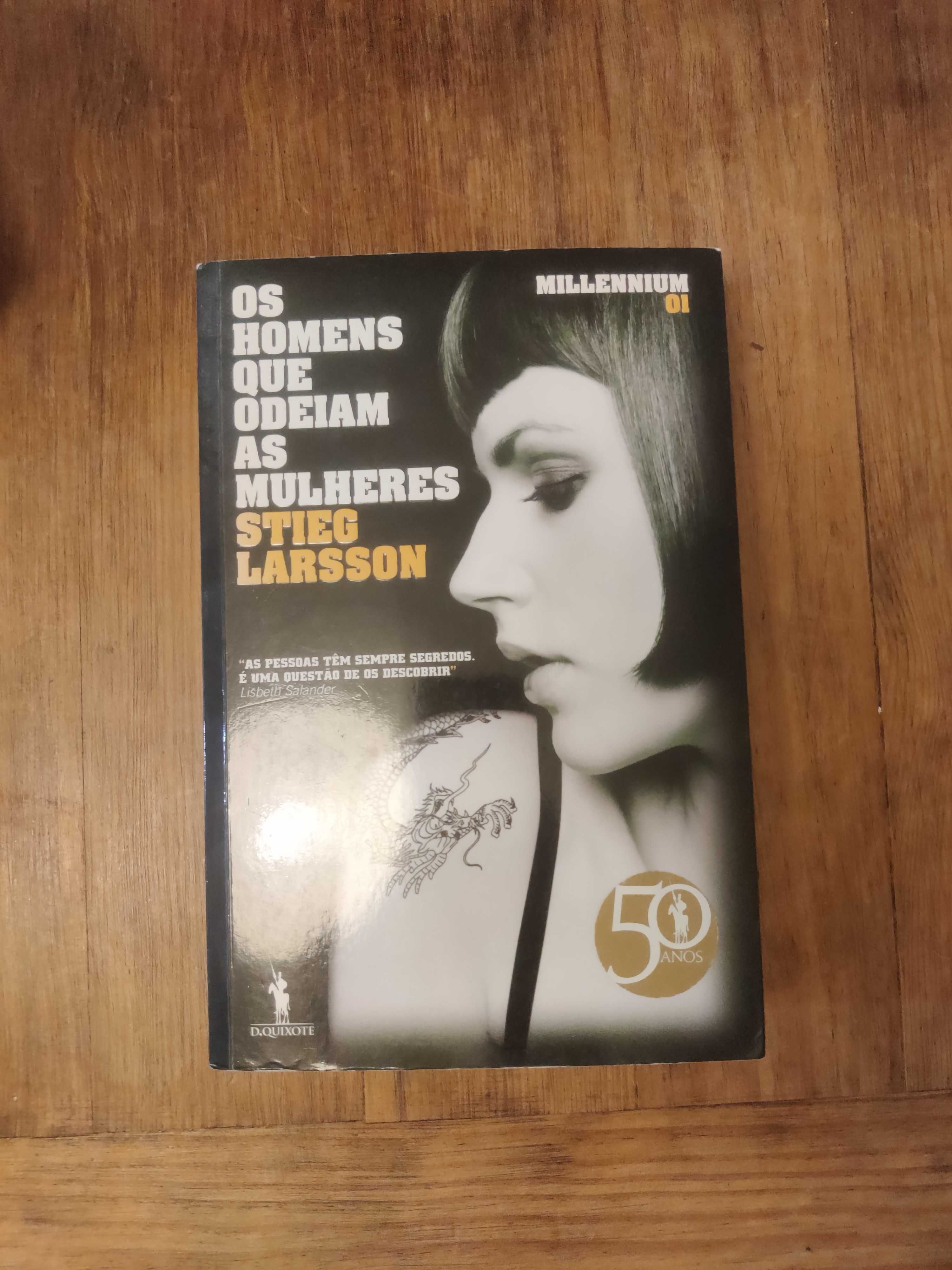 Livro Os homens que odeiam as mulheres de Stieg Larsson