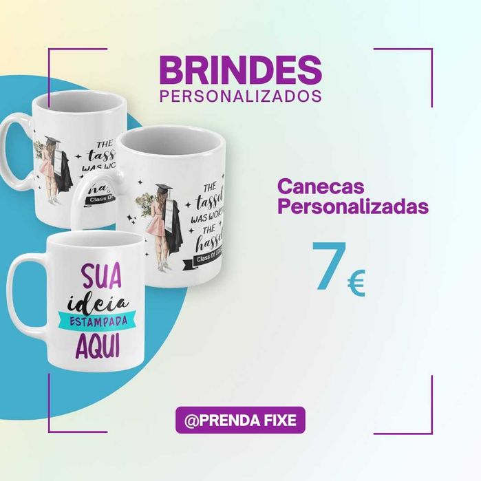 Canecas personalizadas e brindes