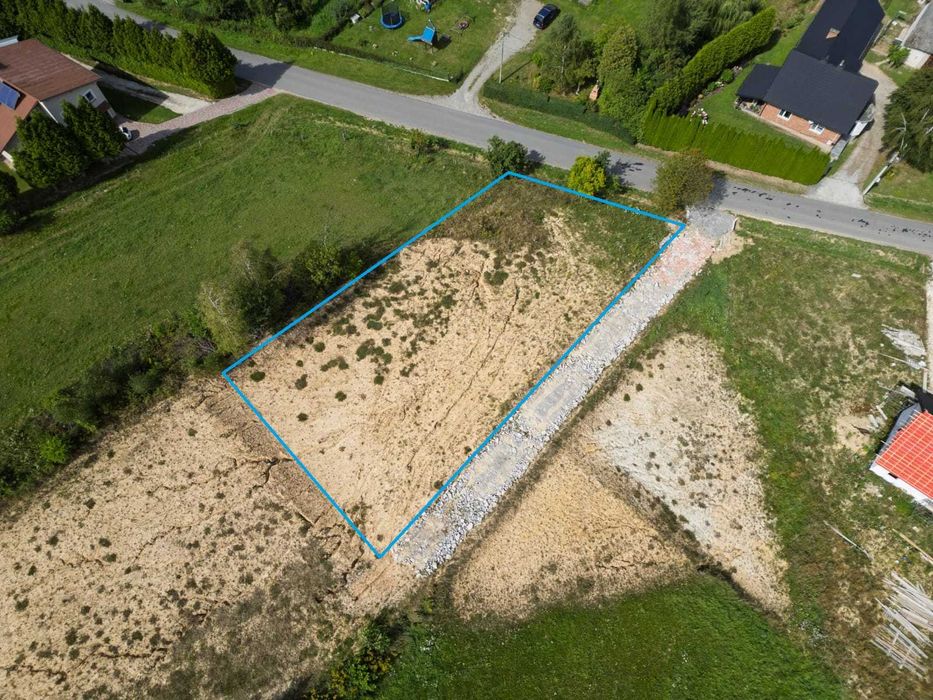 Malownicza działka budowlana 12 arów z WZ w Hyżnym