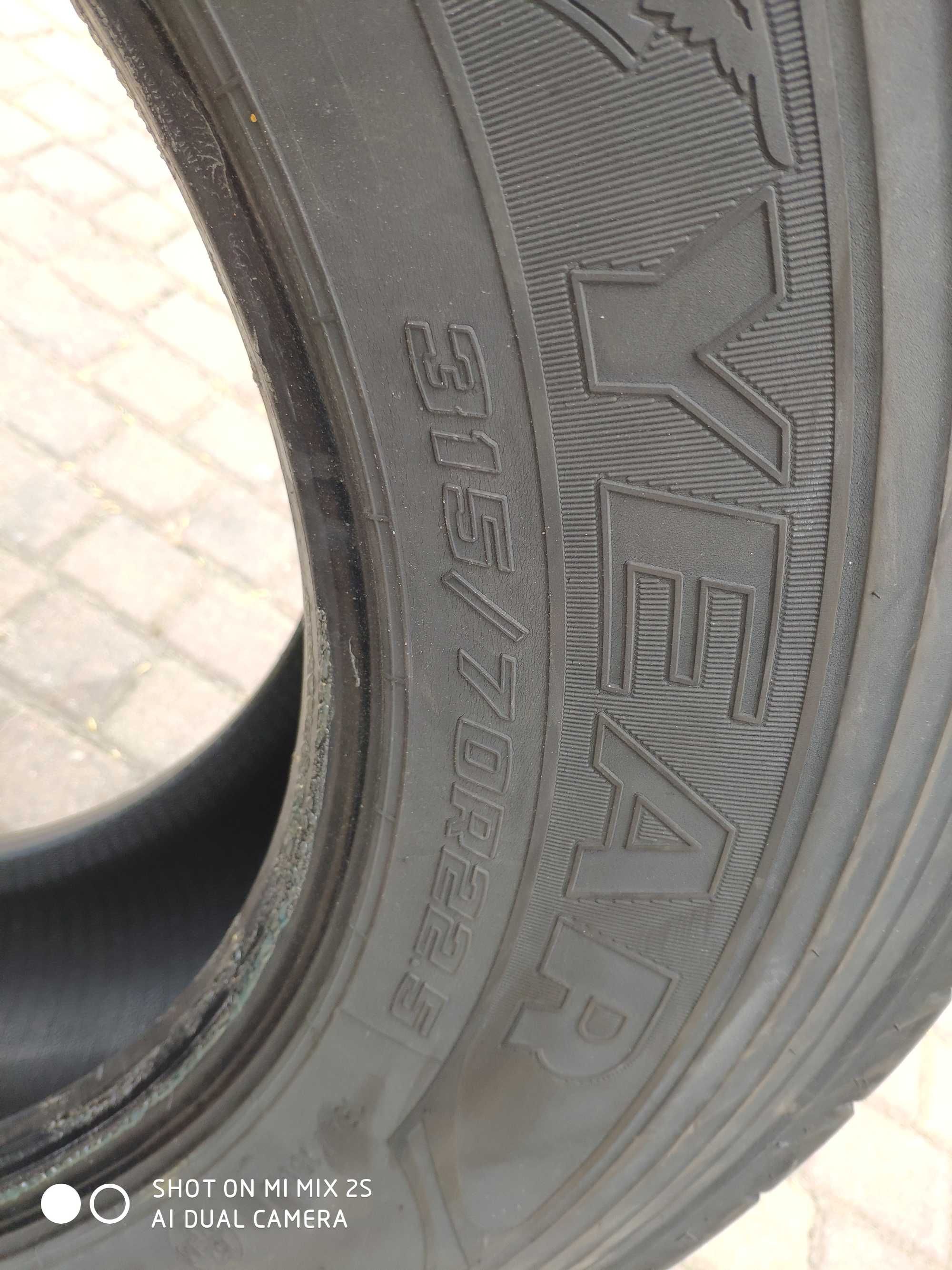 Opona Opony 315/70R22,5 " Goodyear KMAX D napęd napędowa zapas 1szt