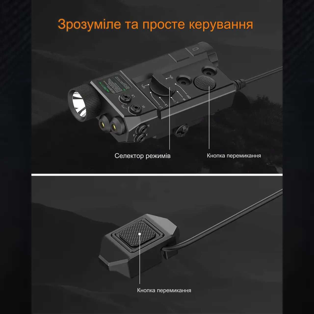 Инфракрасный лазерный модуль Toughsoul TF-9035 IR/Green Laser