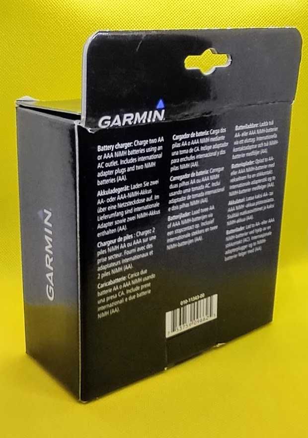 Carregador duplo de baterias LR6 pilhas tipo AA original Garmin