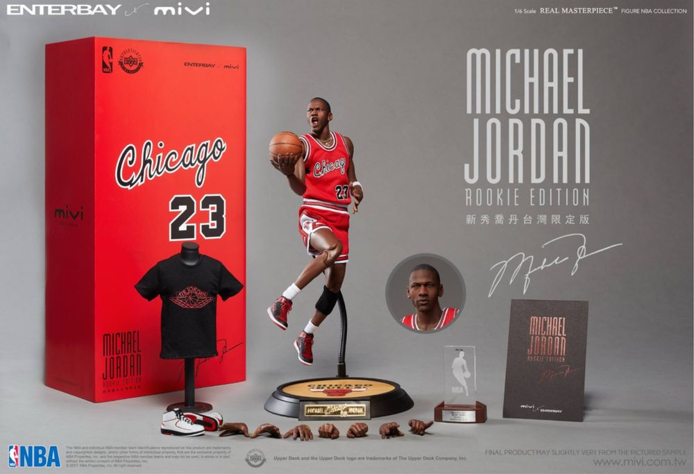 Фигурка 1/6 Michael Jordan (Rookie Edition) Enterbay тип hot toys