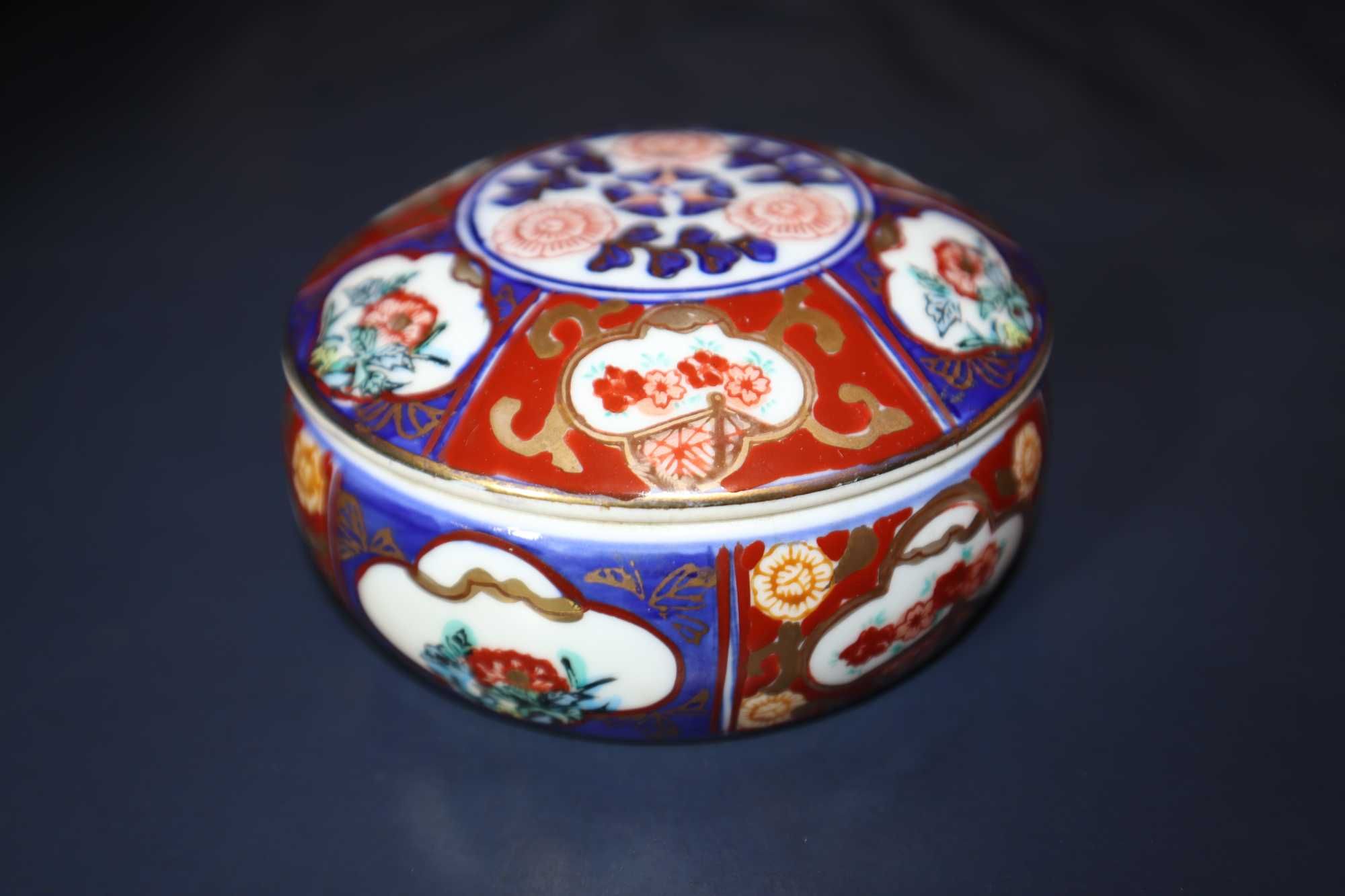 Vintage Japanese Gold Imari bomboniera LATA 60-TE XXw b090502