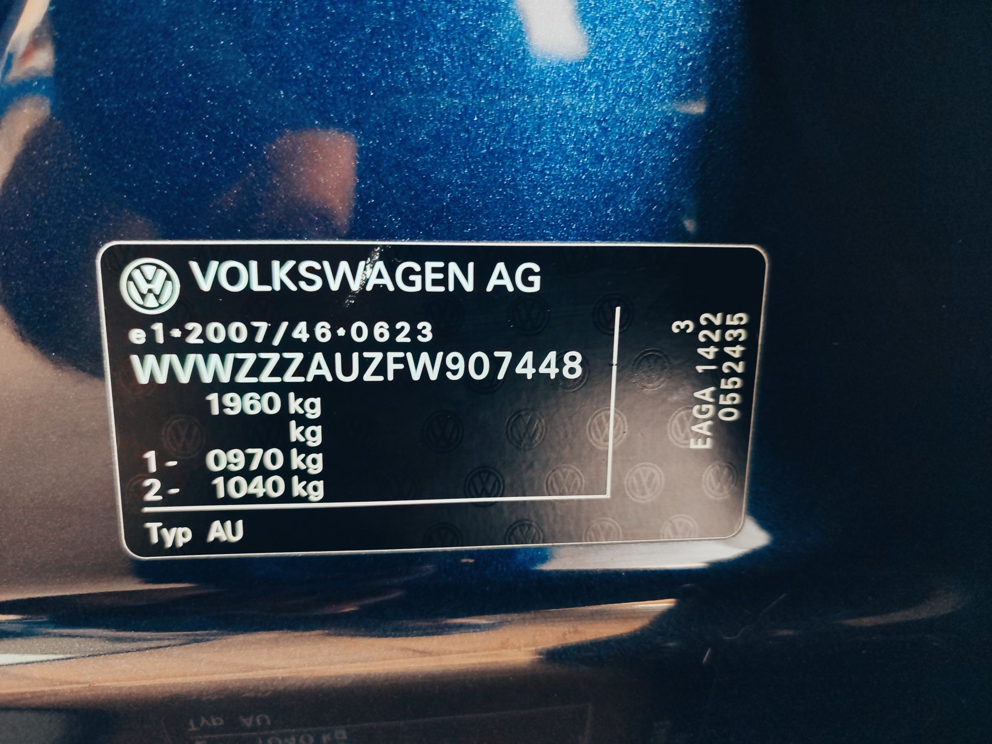 VW  E-golf 7. 2015p.