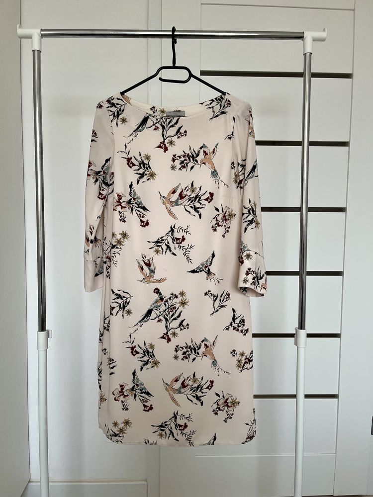 Letnia sukienka midi we wzory H&M
