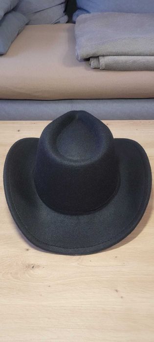 Kapelusz kowbojski czarny klasyczny Wild West Country Western nowy