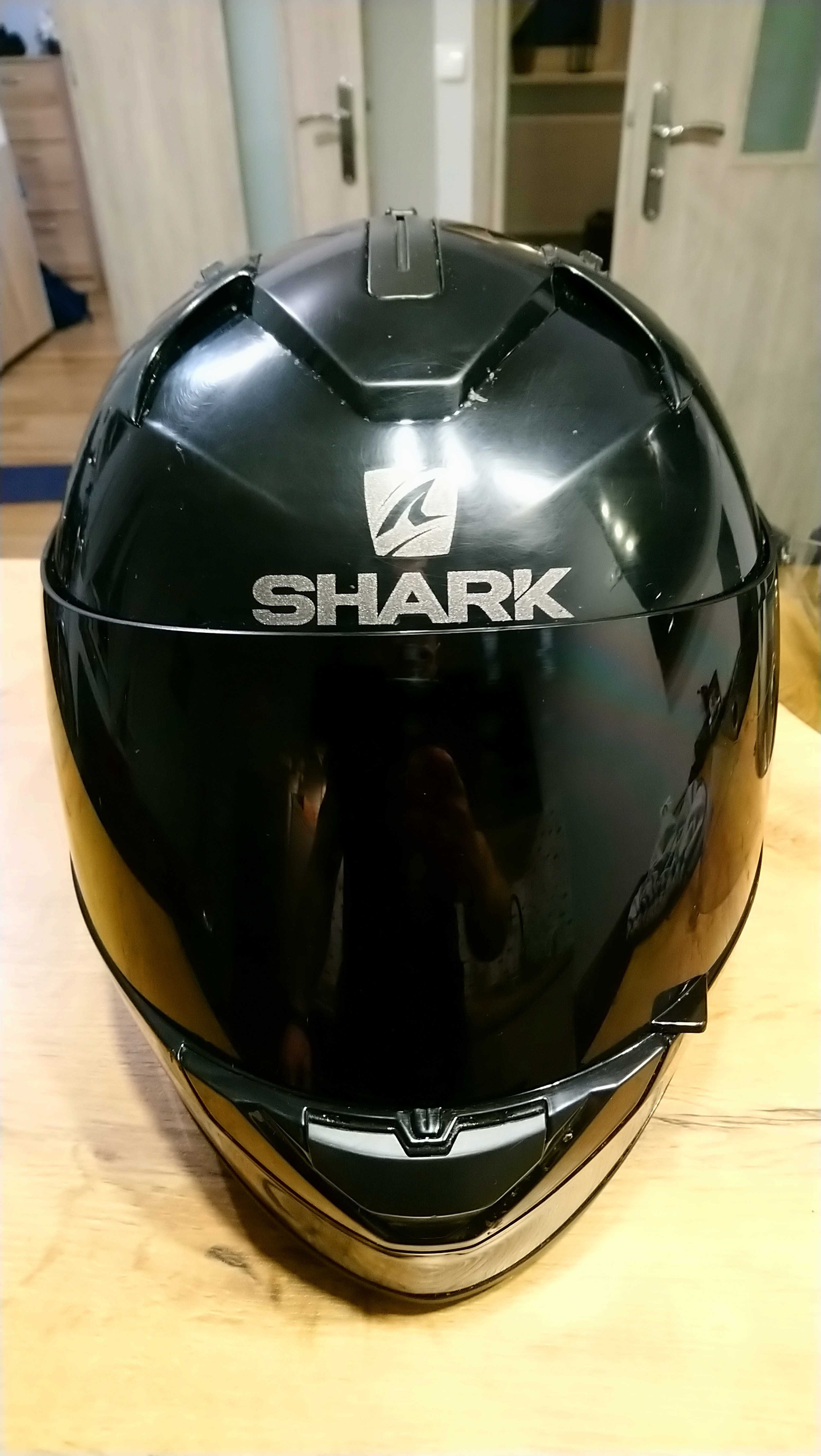 Kask motocyklowy shark ridil rozm M + 2 wizjery zestaw bdb stan