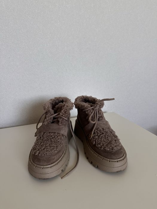 Зимові замшеві боти