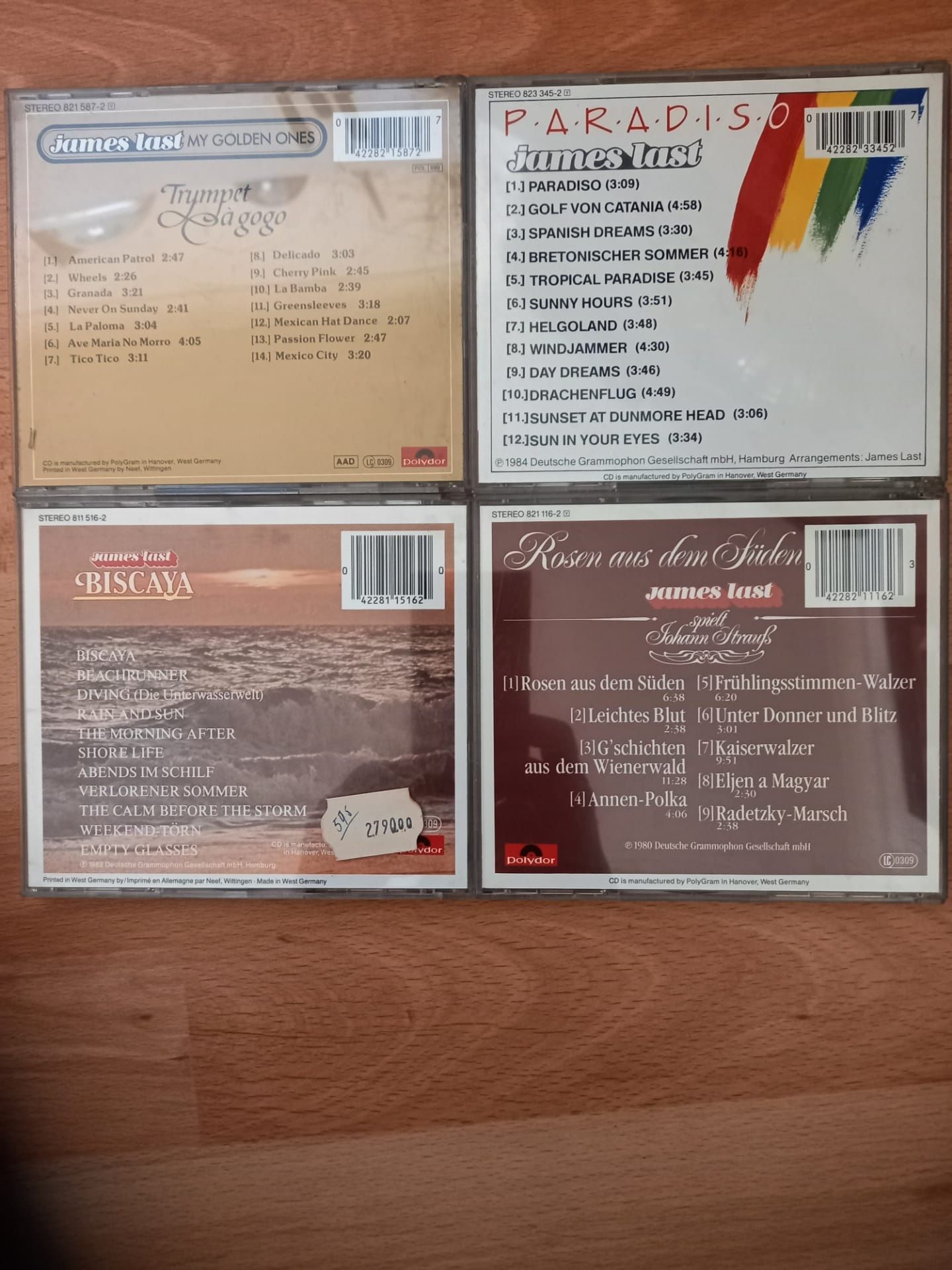 Quatro CDs James Last