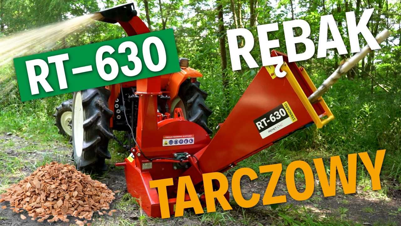 Rębak tarczowy RT-630 - cena brutto - DOSTAWA GRATIS