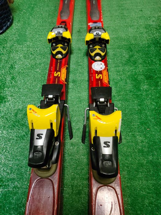 Narty zjazdowe + wiązania. Salomon 180 cm  Bdb. stan!