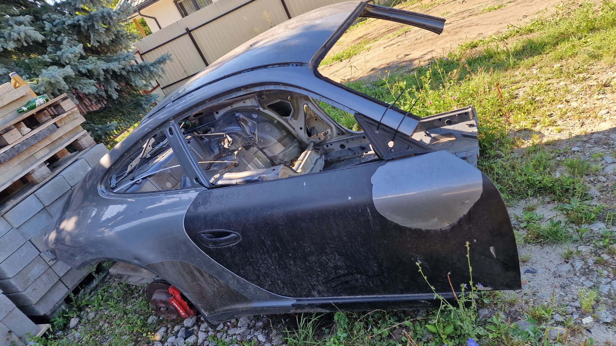 Tył dach drzwi porsche 997