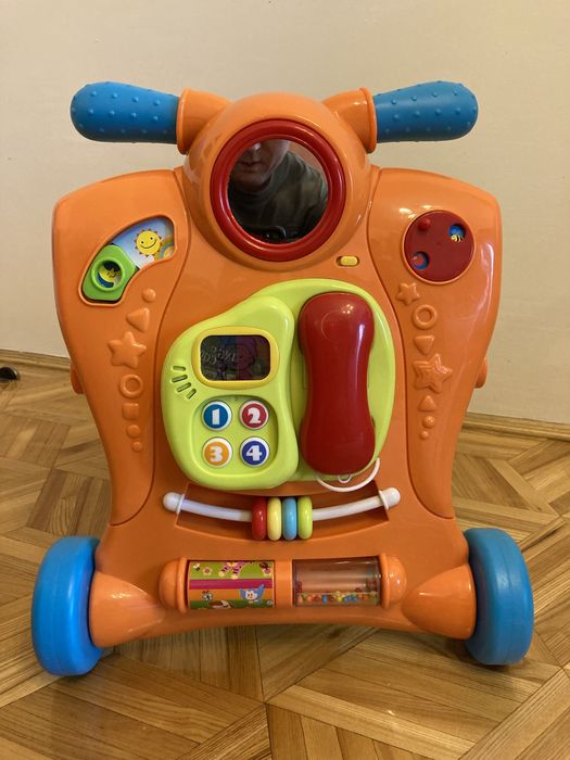 Chodzik, pchacz, jeździk Smiki+ zabawka interaktywna.