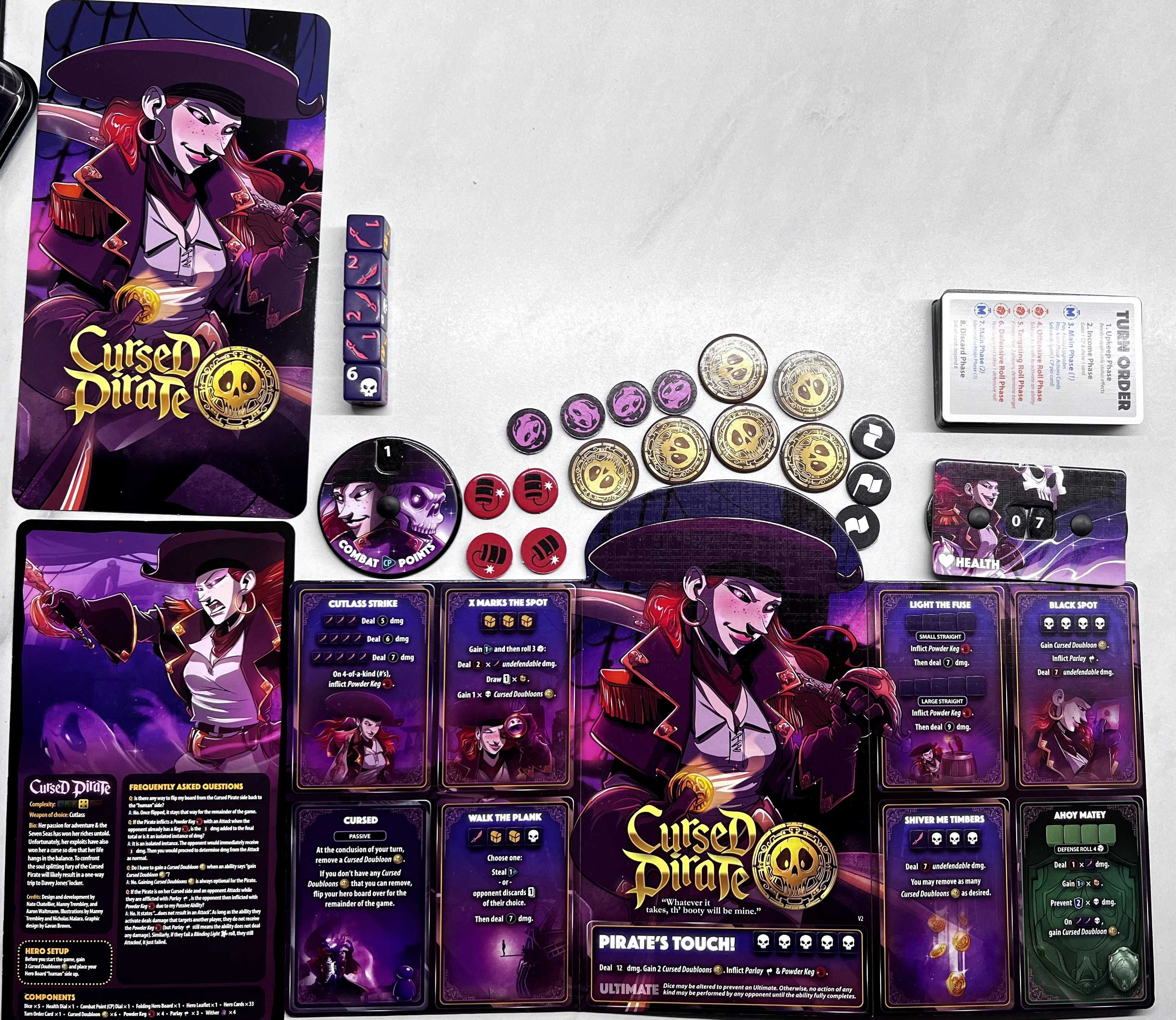 Dice Throne: Cursed Pirate v Artificer (EN)