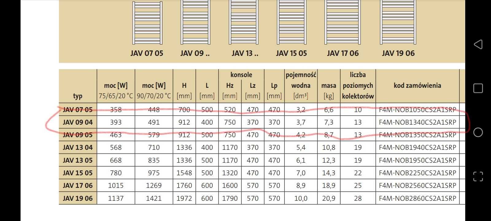 Java 912x400 biały Purmo Radson grzejnik łazienkowy ręcznikowy