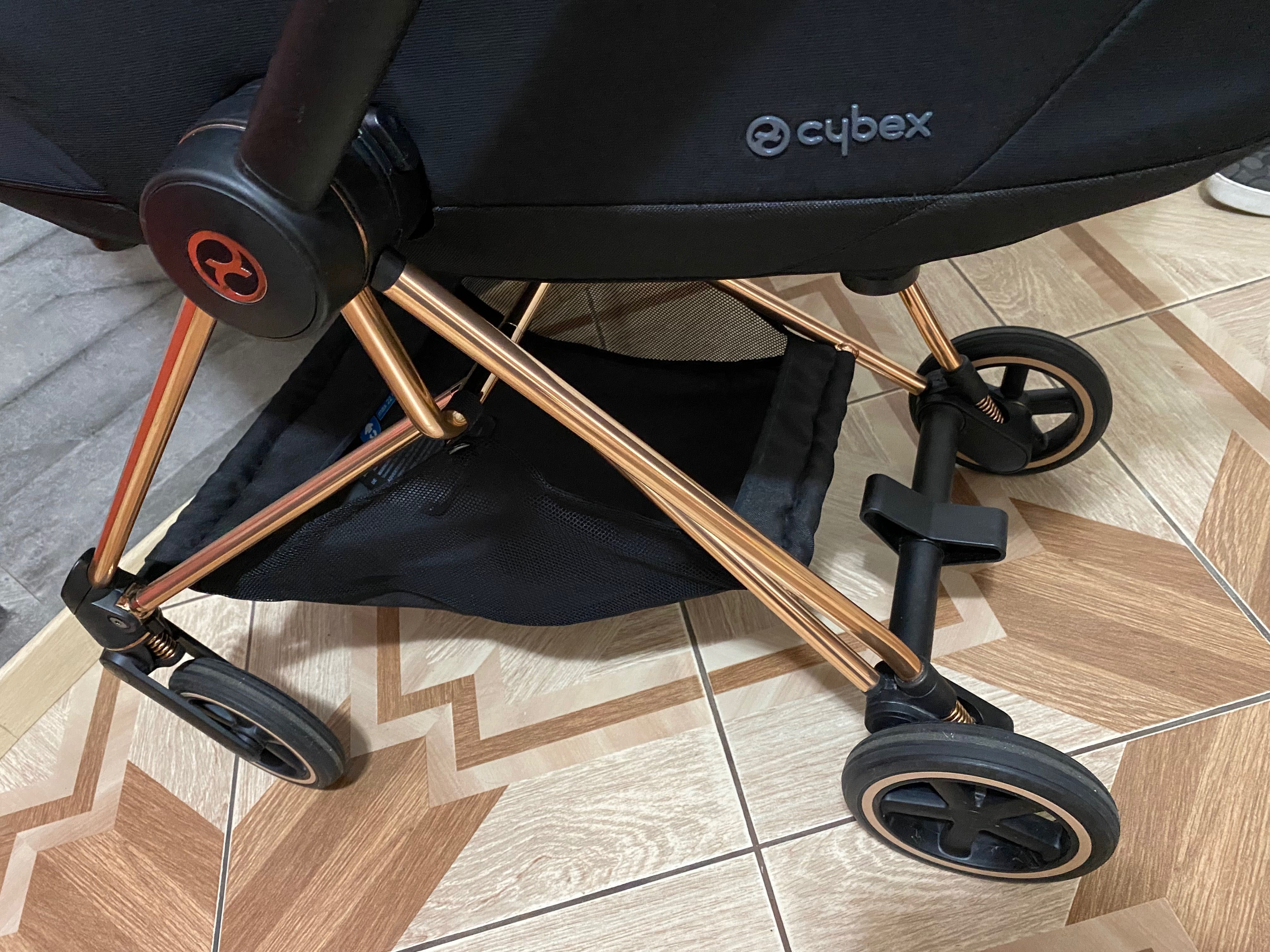 Cybex Mios люлька прогулка шасси rose gold Подарок