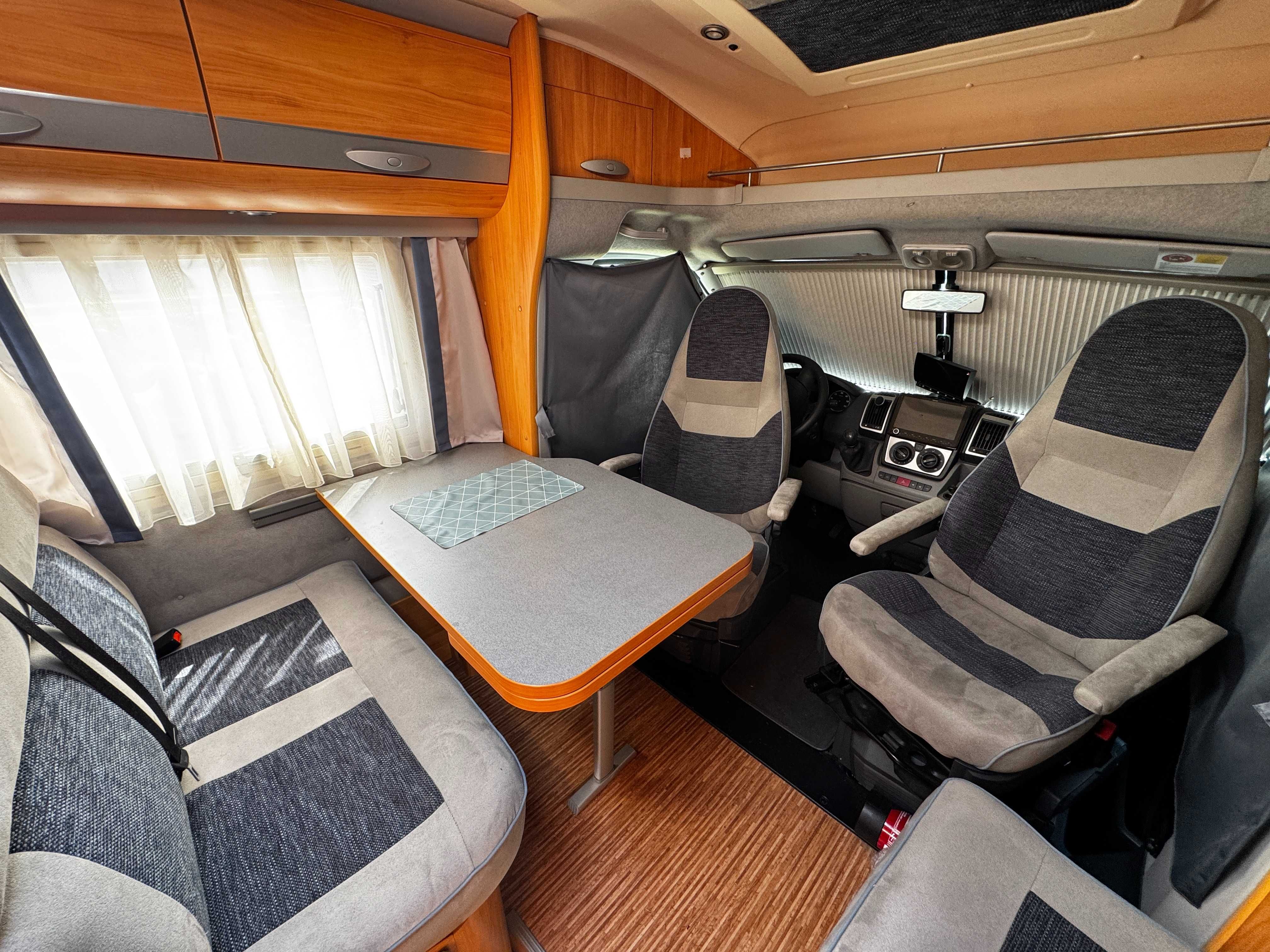 Kamper-Fiat-Adria Coral  5 os., klima, telewizja, pneumatyka, zadbany