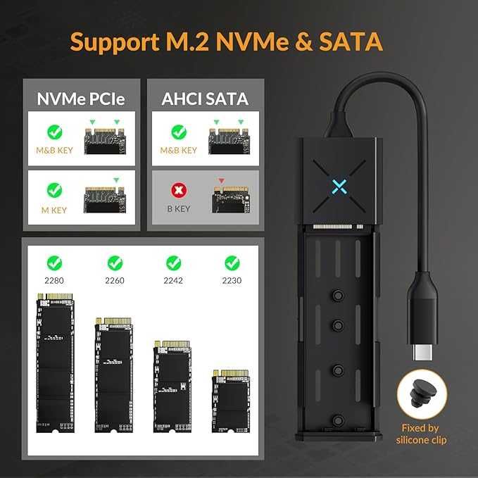 iDsonix M.2 obudowa adapter NVMe obudowa  M.2 SSD 10 Gbps