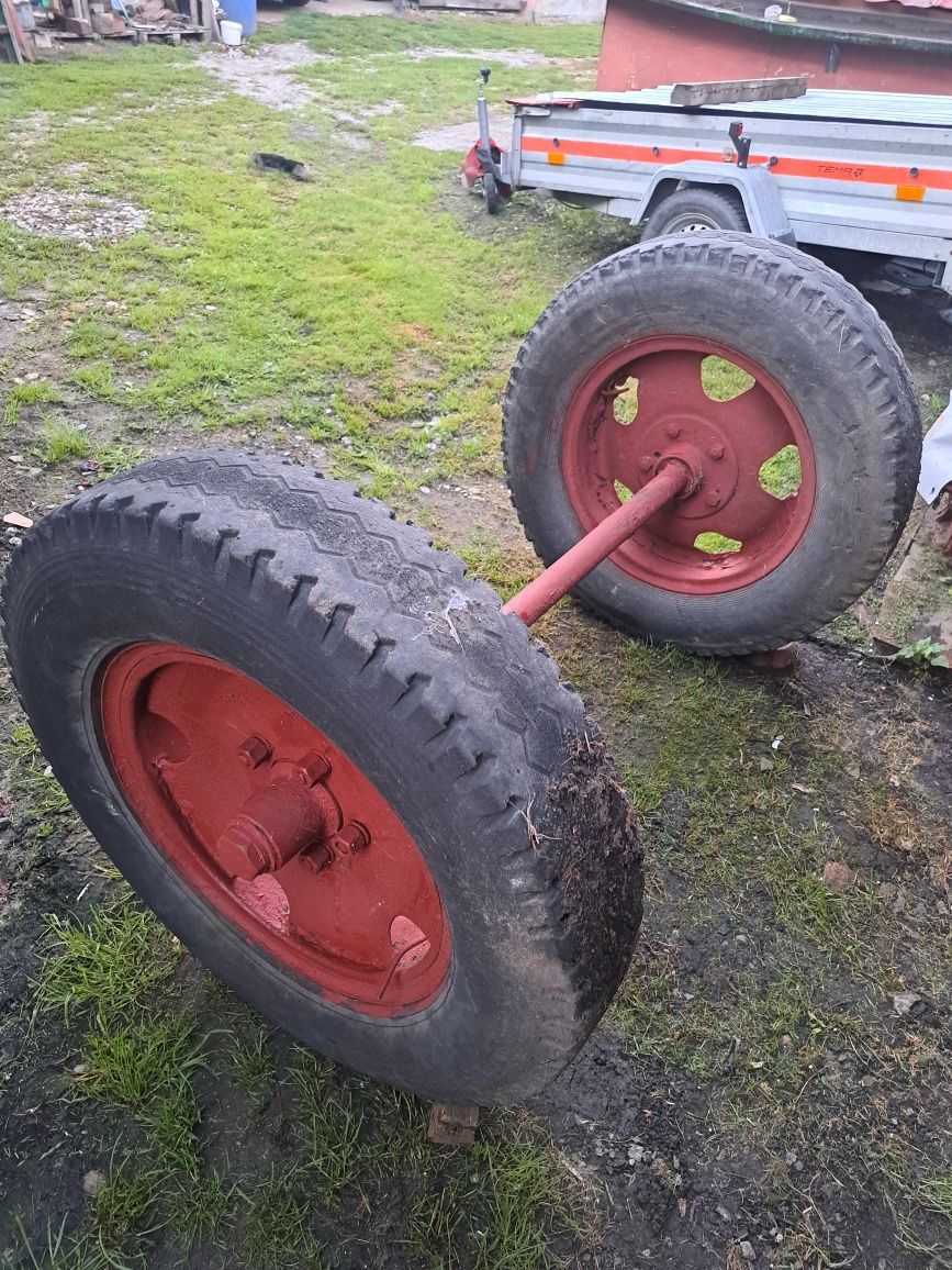 Oś  od wozu koła  7.50 R 20 , 6.50 R 16 C / 6.0 R 15, przyczepki