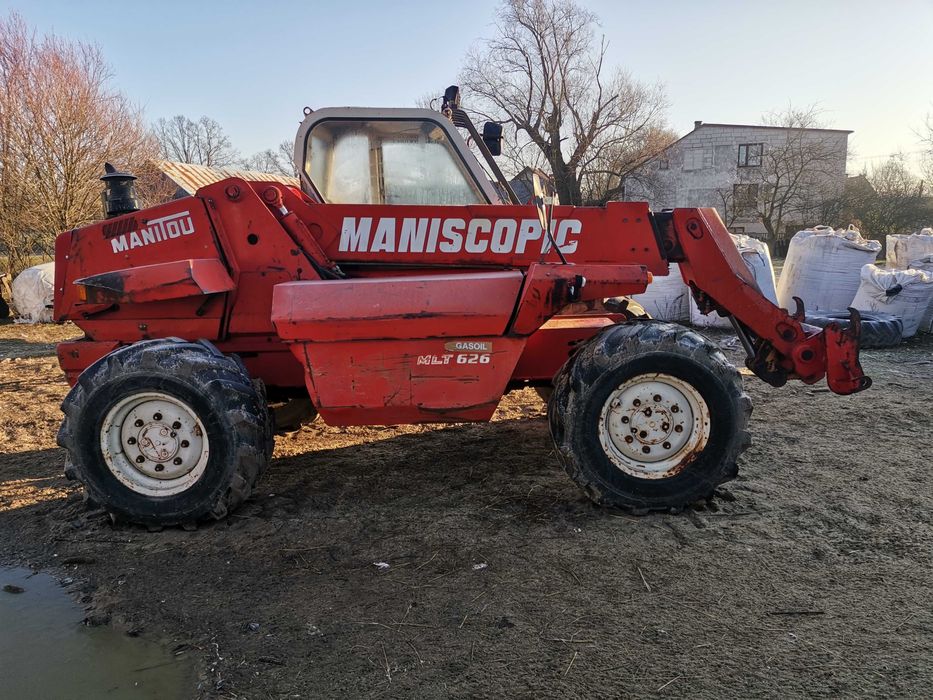 Ładowarka Teleskopowa Manitou 626 MLT niska piękny stan oryginał lakie