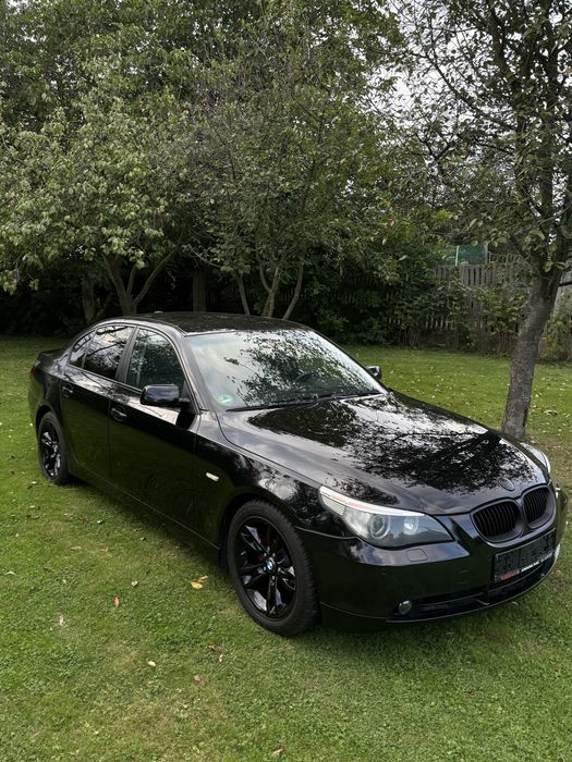 Bmw e60 sedan 525d diesel, automat, czarna